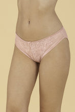 Load image into Gallery viewer, Amante Lace Jacquard Bikini Panty - Bridal Rosette 73701