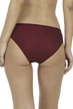 Load image into Gallery viewer, Amante Festive Aura Low Waist Bikini Panty - Deep Mulberry 73901
