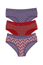 Load image into Gallery viewer, Amante Low Rise Printed Hipster (Pack of 3) 43101