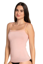 Load image into Gallery viewer, Amante Modal Lace Camisole (Pack of 2) - Temp_Imp Pink 82802