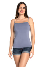 Load image into Gallery viewer, Amante Modal Lace Camisole - Tempest 82801