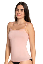 Load image into Gallery viewer, Amante Modal Lace Camisole - Impatiens Pink 82801