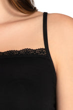 Load image into Gallery viewer, Amante Modal Lace Camisole - Black 82801
