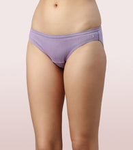 Load image into Gallery viewer, Enamor CB03 Chic Cotton, All Day Comfort, Low Waist Bikini Panty for Women - Naturally Breathable, Antimicrobial with Stain release, Inner Elastic, Regular Coverage - Pack of 3 (Multicolorsolid-Color May Vary)