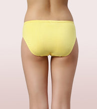 Load image into Gallery viewer, Enamor CH03 Chic Cotton, All Day Comfort, Mid Waist Hipster Panty for Women - Naturally Breathable, Antimicrobial with Stain release, Inner Elastic, Full Coverage - Pack of 6 (Multicolordark)