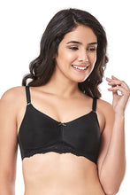 Load image into Gallery viewer, Amante every de Contour Charm Non-Padded Non-Wired Full Cover Everyday Bra - Black