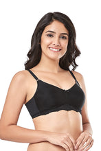 Load image into Gallery viewer, Amante every de Contour Charm Non-Padded Non-Wired Full Cover Everyday Bra - Black