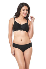 Load image into Gallery viewer, Amante every de Contour Charm Non-Padded Non-Wired Full Cover Everyday Bra - Black