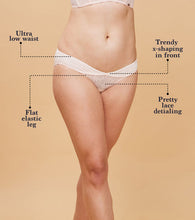 Load image into Gallery viewer, Enamor P138 X-Pattern Low Waist Bikini: Trendy Front X-Shaping, All-Day Comfort Panty