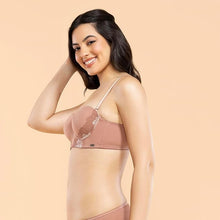 Load image into Gallery viewer, Enamor F143 Luxe Multiway Lace Balconette Bra - Padded, Wired, Medium Coverage