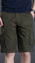 Load image into Gallery viewer, Romano nx 100% Cotton Cargo Shorts Bermuda For Men with Multi-Pockets & Side Zipper Pockets romanonx.com