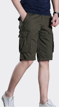 Load image into Gallery viewer, Romano nx 100% Cotton Cargo Shorts Bermuda For Men with Multi-Pockets & Side Zipper Pockets romanonx.com