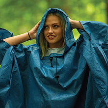 Load image into Gallery viewer, Romano nx Unisex Outdoor Rain Poncho for Adult,Multi Use, Waterproof, Lightweight, Reusable & Packable, One Size Fits Most romanonx.com