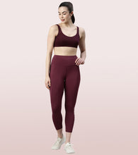 Load image into Gallery viewer, Enamor Low Impact Women's Cotton Everyday Sports Bra - All Day Comfort, Non Padded, Wirefree, High Coverage - SB06 (Black/White/Grapewine)
