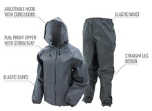 Load image into Gallery viewer, Zeel Water Fighter 100% Waterproof Double Layer Hooded Rain Coat Men with Jacket and Pant in a Storage Bag romanonx.com
