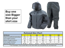 Load image into Gallery viewer, Zeel Water Fighter 100% Waterproof Double Layer Hooded Rain Coat Men with Jacket and Pant in a Storage Bag romanonx.com