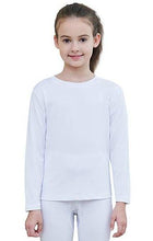 Load image into Gallery viewer, Monte Carlo Pure New Merino Wool Machine Washable Full Sleeves Round Neck Thermal for Girls Off White Color romanonx.com 
