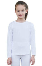 Load image into Gallery viewer, Monte Carlo Pure New Merino Wool Machine Washable Full Sleeves Round Neck Thermal for Girls Off White Color romanonx.com