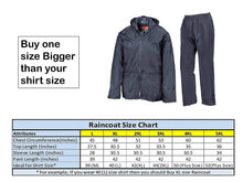 Load image into Gallery viewer, Romano 100% Waterproof Heavy Duty Rain Coat Men with Jacket and Pant romanonx.com 
