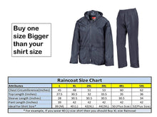 Load image into Gallery viewer, Romano 100% Waterproof Heavy Duty Rain Coat Men with Jacket and Pant romanonx.com