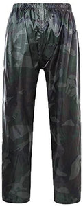Romano nx 100% Waterproof Camouflage Rain Coat Men Heavy Duty Double Layer Hooded with Jacket and Pant in a Storage Bag romanonx.com 