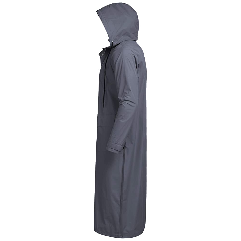 Romano nx 100 Waterproof Heavy Duty Double Layer Hooded Long Raincoat Men in a Storage Bag