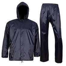 Load image into Gallery viewer, Romano nx 100% Waterproof Heavy Duty Double Layer Hooded Rain Suit Men in a Storage Bag romanonx.com