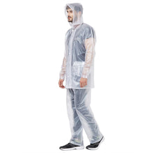 Load image into Gallery viewer, Romano nx 100% Waterproof White Rain Coat Men with Jacket and Pant romanonx.com