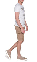 Load image into Gallery viewer, Romano nx Cotton Cargo Shorts for Men- Bermuda with Multi-Pockets & Side Zipper Pockets romanonx.com