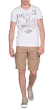Load image into Gallery viewer, Romano nx Cotton Cargo Shorts for Men- Bermuda with Multi-Pockets &amp; Side Zipper Pockets romanonx.com 
