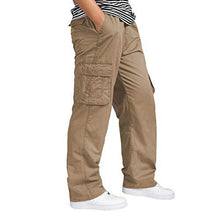 Load image into Gallery viewer, Romano nx Cotton Cargo Track Pant for Men- Lower with Multi-Pockets & Side Zipper Pockets romanonx.com