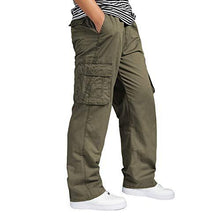 Load image into Gallery viewer, Romano nx Cotton Cargo Track Pant for Men- Lower with Multi-Pockets & Side Zipper Pockets romanonx.com