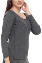 Load image into Gallery viewer, Romano nx Merino Wool Bamboo Thermal Full Sleeves Round Neck for Women romanonx.com