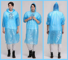 Load image into Gallery viewer, Romano nx PVC Waterproof Reusable Rain Ponchos Raincoat Rainwear Hooded Camping romanonx.com