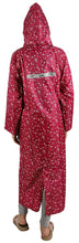 Load image into Gallery viewer, Romano nx Waterproof Beautiful Print Rain Overcoat for Women romanonx.com