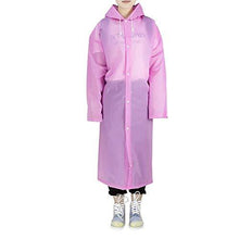 Load image into Gallery viewer, Romano nx Waterproof Transparent Rain Overcoat for Women romanonx.com