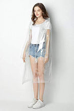 Load image into Gallery viewer, Romano nx Waterproof Transparent Rain Overcoat for Women romanonx.com