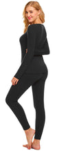 Load image into Gallery viewer, Romano nx Women's Long Thermal Fur Lined Winter Base Layering Set romanonx.com