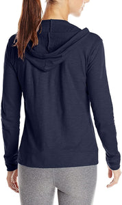 Romano nx Women's Navy Blue Cotton Hooded Sweatshirt romanonx.com 