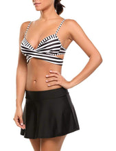 Load image into Gallery viewer, Romano nx Women&#39;s Solid Flare Skater/Bikini Swim Skirt in 9 Colors romanonx.com 
