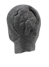 Load image into Gallery viewer, Romano nx Women&#39;s Winter Grey Wool Cap With Scarf Attached Apparel Romano 
