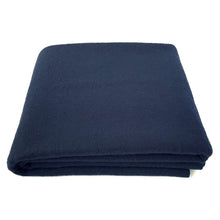 Load image into Gallery viewer, Romano nx Wool &amp; Wool Blend 1200 TC Blanket romanonx.com Dark Blue 
