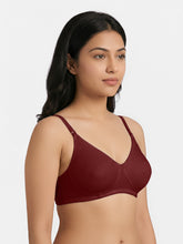 Load image into Gallery viewer, Sonari Lightly Padded Wirefree T-Shirt Bra for Women | Medium Coverage Convertible Straps - 0015
