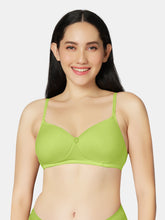 Load image into Gallery viewer, Sonari Lightly Padded Wirefree Medium Coverage Cotton-Polyester T-Shirt Bra with Detachable Straps – 0026
