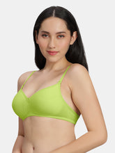 Load image into Gallery viewer, Sonari Lightly Padded Wirefree Medium Coverage Cotton-Polyester T-Shirt Bra with Detachable Straps – 0026
