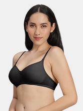 Load image into Gallery viewer, Sonari Lightly Padded Wirefree Medium Coverage Cotton-Polyester T-Shirt Bra with Detachable Straps – 0026
