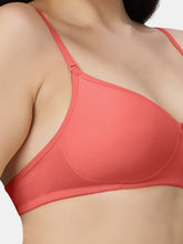Load image into Gallery viewer, Sonari Lightly Padded Wirefree Medium Coverage Cotton-Polyester T-Shirt Bra with Detachable Straps – 0026

