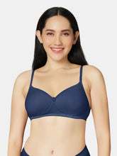 Load image into Gallery viewer, Sonari Lightly Padded Wirefree Medium Coverage Cotton-Polyester T-Shirt Bra with Detachable Straps – 0026
