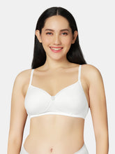 Load image into Gallery viewer, Sonari Lightly Padded Wirefree Medium Coverage Cotton-Polyester T-Shirt Bra with Detachable Straps – 0026
