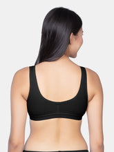 Load image into Gallery viewer, Sonari Cotton Non Padded Full Coverage Pull-On Yoga Bra with Broad Straps and Wide Band – 004
